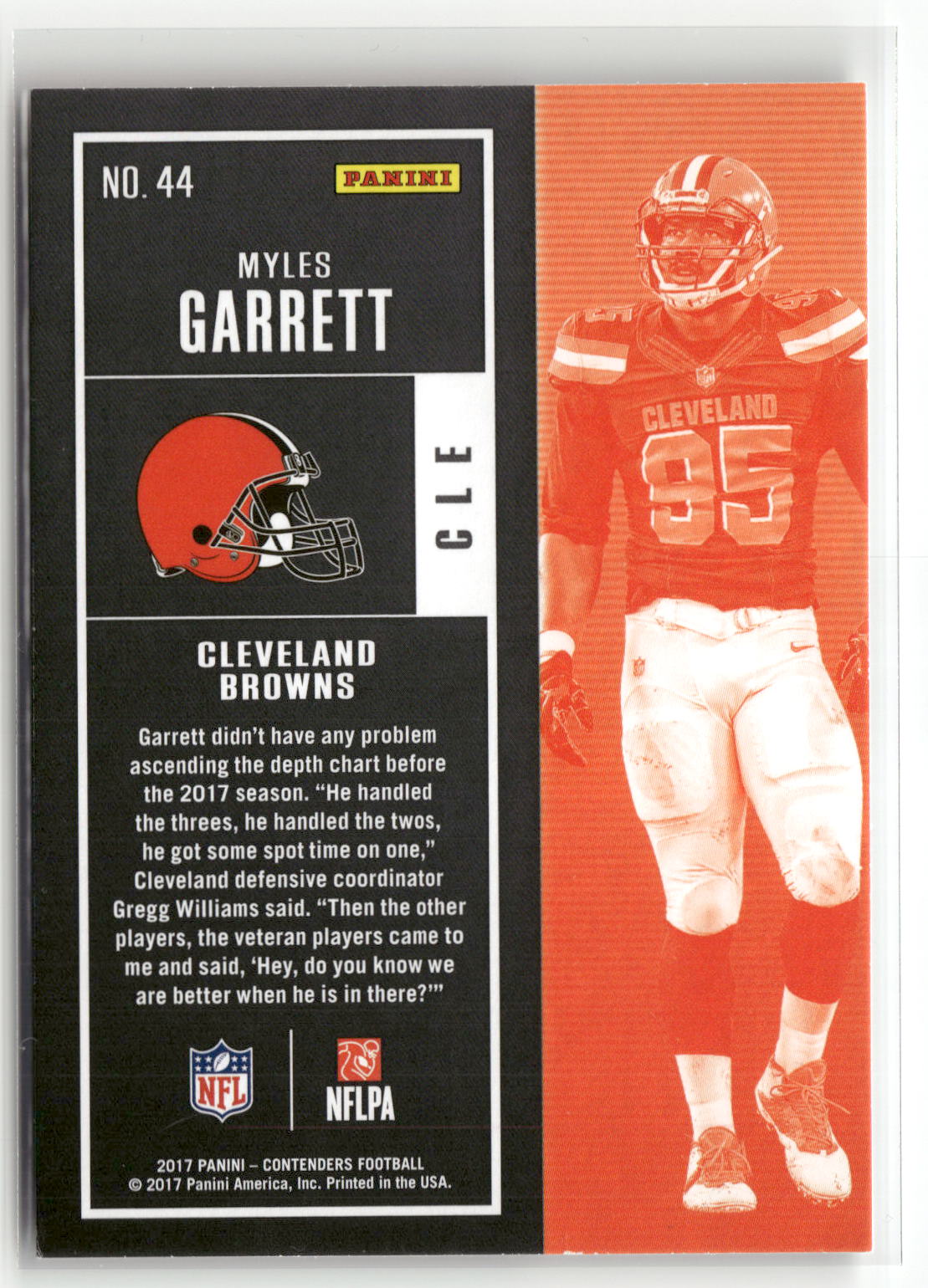 2017 Panini Contenders #44 Myles Garrett-2