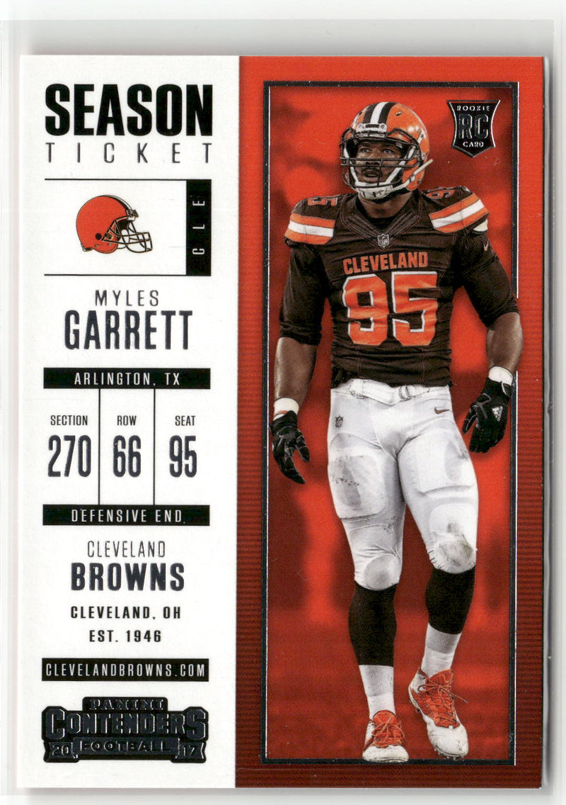 2017 Panini Contenders #44 Myles Garrett-1