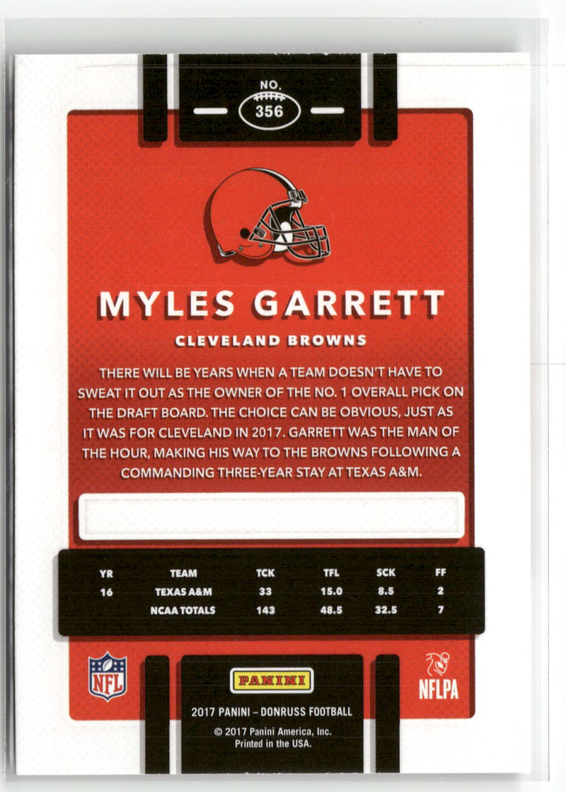 2017 Donruss #356 Myles Garrett-2