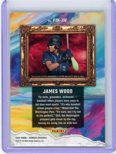 2024 Donruss #PJK-JW James Wood Prospect Jersey Kings Orange Ice-2