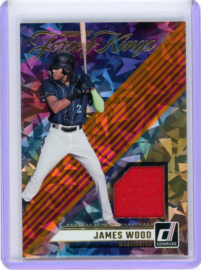 2024 Donruss #PJK-JW James Wood Prospect Jersey Kings Orange Ice-1