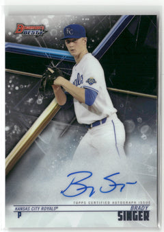 2018 Bowman's Best #B18-BS Brady Singer Best of 2018 Autographs-1