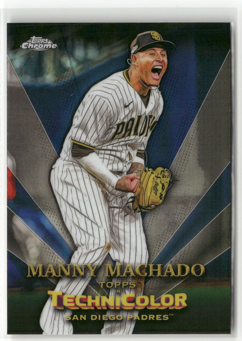 2023 Topps Chrome Logofractor Edition #TT-5 Manny Machado Topps in Technicolor-1