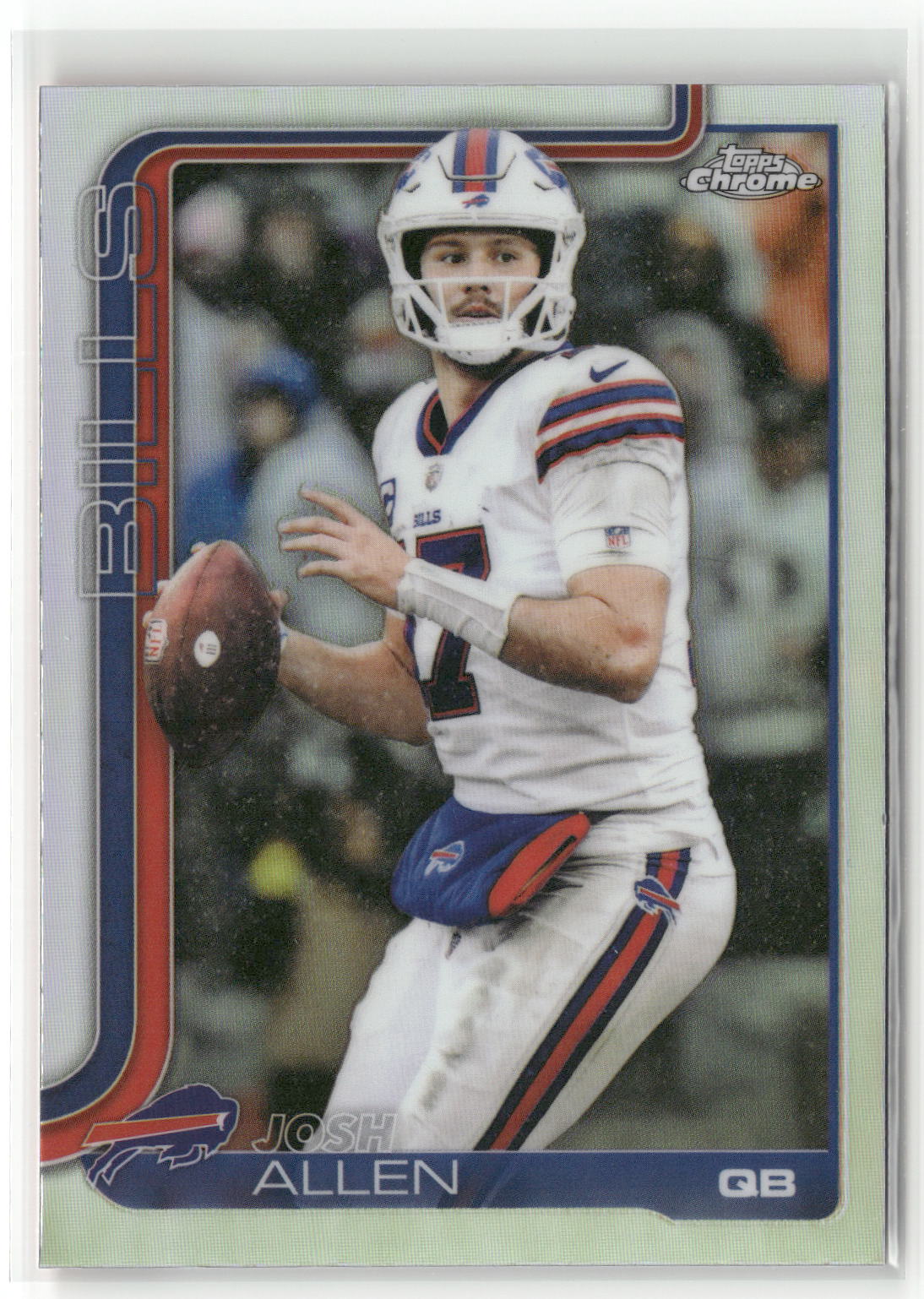 2025 Topps Chrome #34 Josh Allen Refractor-1