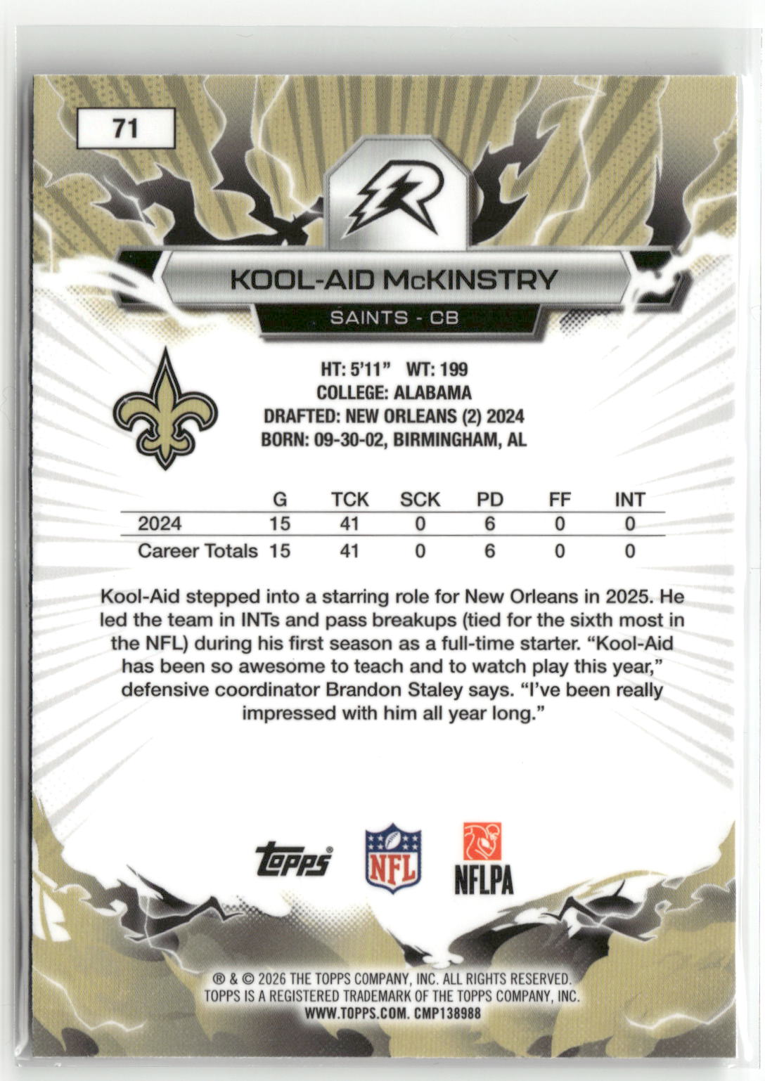 2025 Topps Resurgence #71 Kool-Aid McKinstry-2