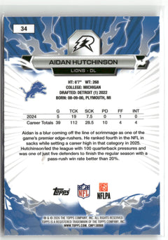 2025 Topps Resurgence #34 Aidan Hutchinson-2