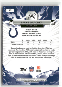 2025 Topps Resurgence #43 Sauce Gardner-2
