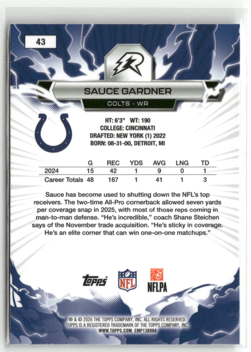 2025 Topps Resurgence #43 Sauce Gardner-2