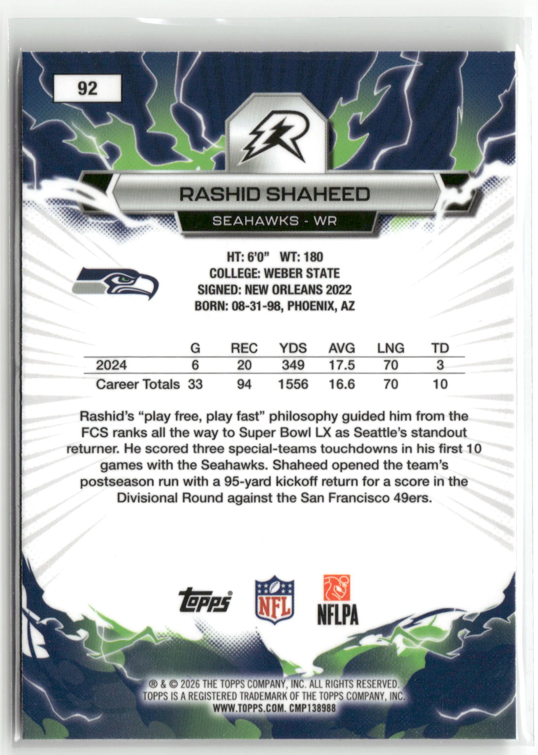 2025 Topps Resurgence #92 Rashid Shaheed-2