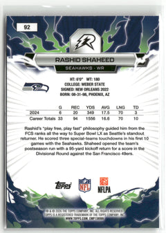 2025 Topps Resurgence #92 Rashid Shaheed-2