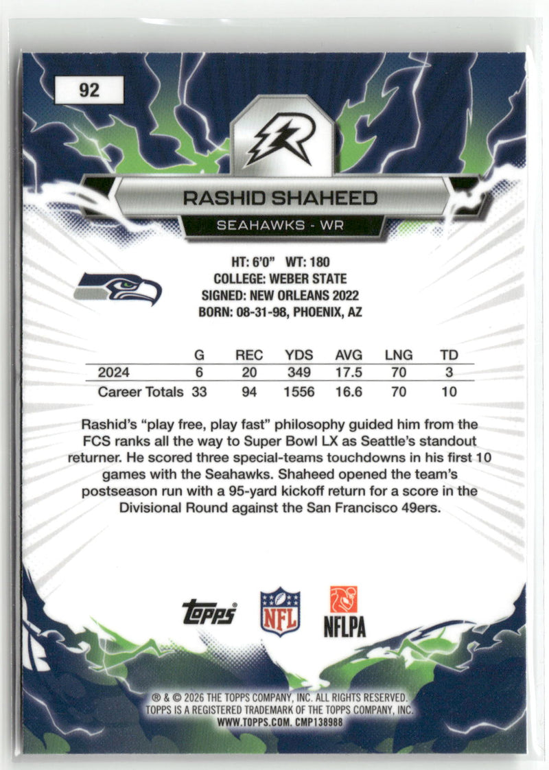 2025 Topps Resurgence #92 Rashid Shaheed-2