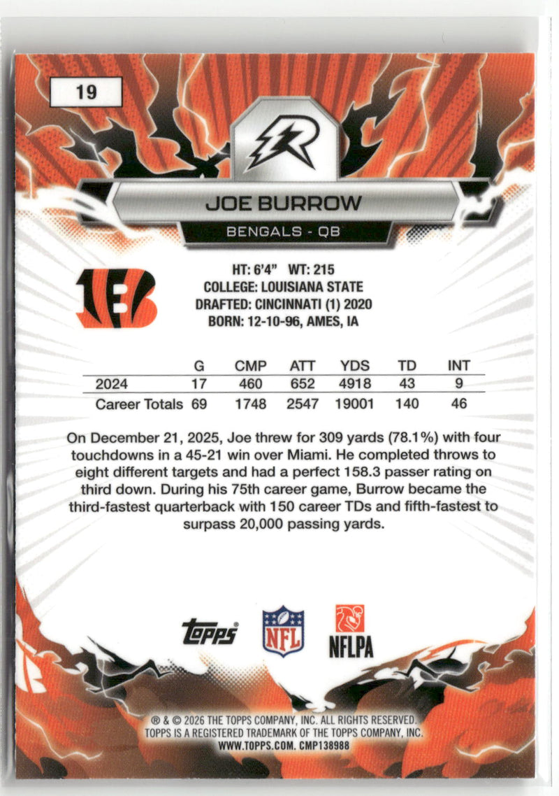 2025 Topps Resurgence #19 Joe Burrow-2