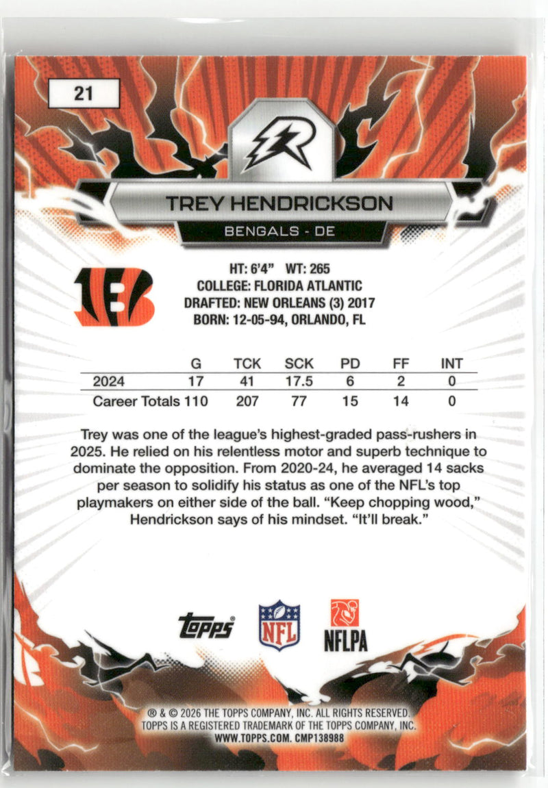 2025 Topps Resurgence #21 Trey Hendrickson-2