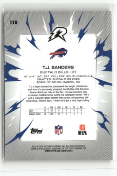 2025 Topps Resurgence #110 T.J. Sanders-2