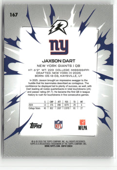 2025 Topps Resurgence #167 Jaxson Dart-2
