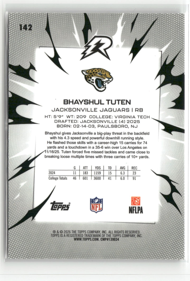 2025 Topps Resurgence #142 Bhayshul Tuten #/125-2