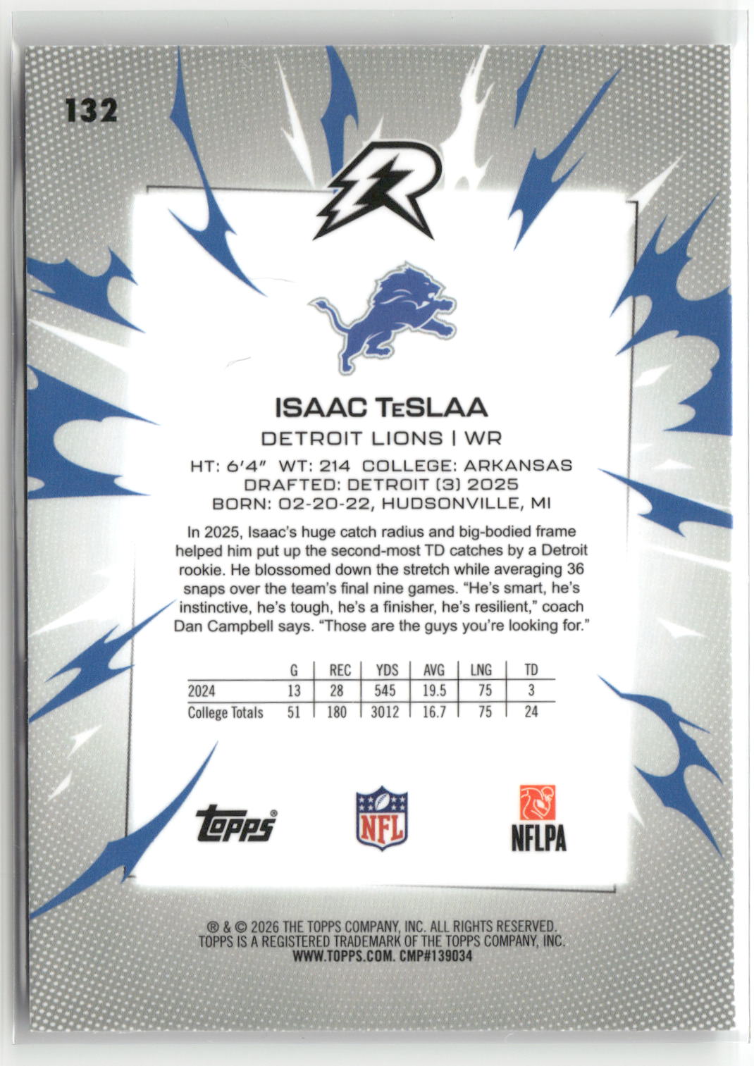 2025 Topps Resurgence #132 Isaac TeSlaa Prism Refractor-2