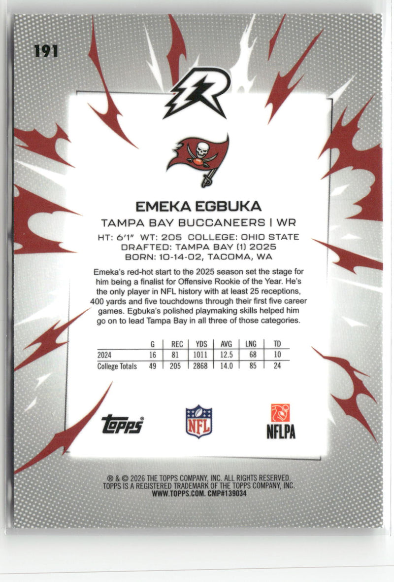 2025 Topps Resurgence #191 Emeka Egbuka-2