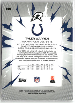 2025 Topps Resurgence #140 Tyler Warren-2