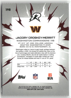 2025 Topps Resurgence #198 Jacory Croskey-Merritt-2
