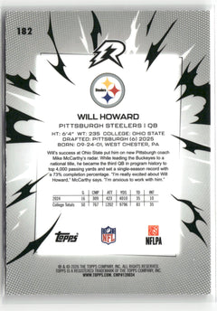 2025 Topps Resurgence #182 Will Howard-2