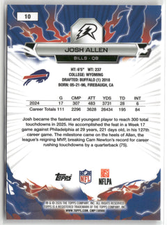 2025 Topps Resurgence #10 Josh Allen-2