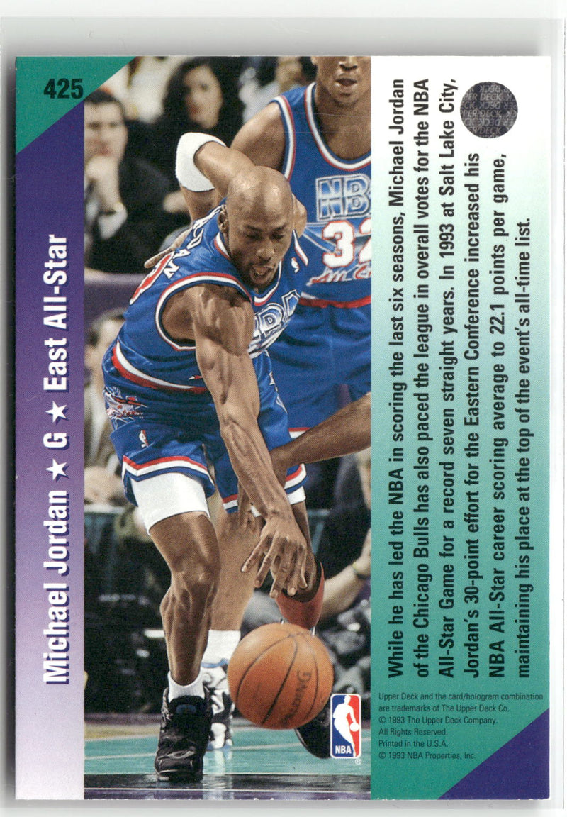 1992-93 Upper Deck #425 Michael Jordan-2