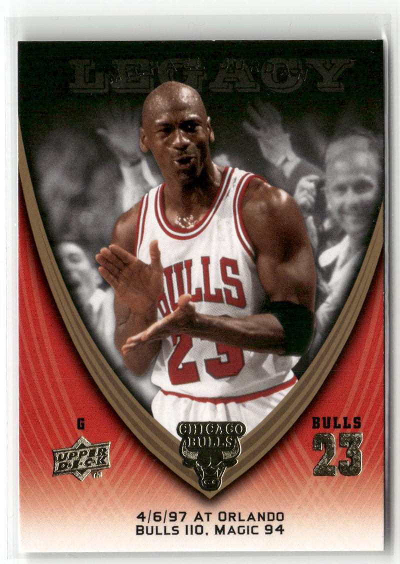 2008-09 Upper Deck Michael Jordan Legacy Collection #841 Michael Jordan-1