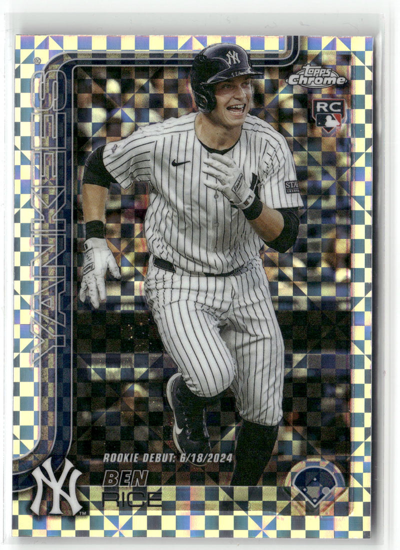 2025 Topps Chrome Update #USC138 Ben Rice X-Fractors-1