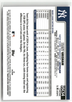 2025 Topps Chrome Update #USC54 Trent Grisham Negative Refractors-2