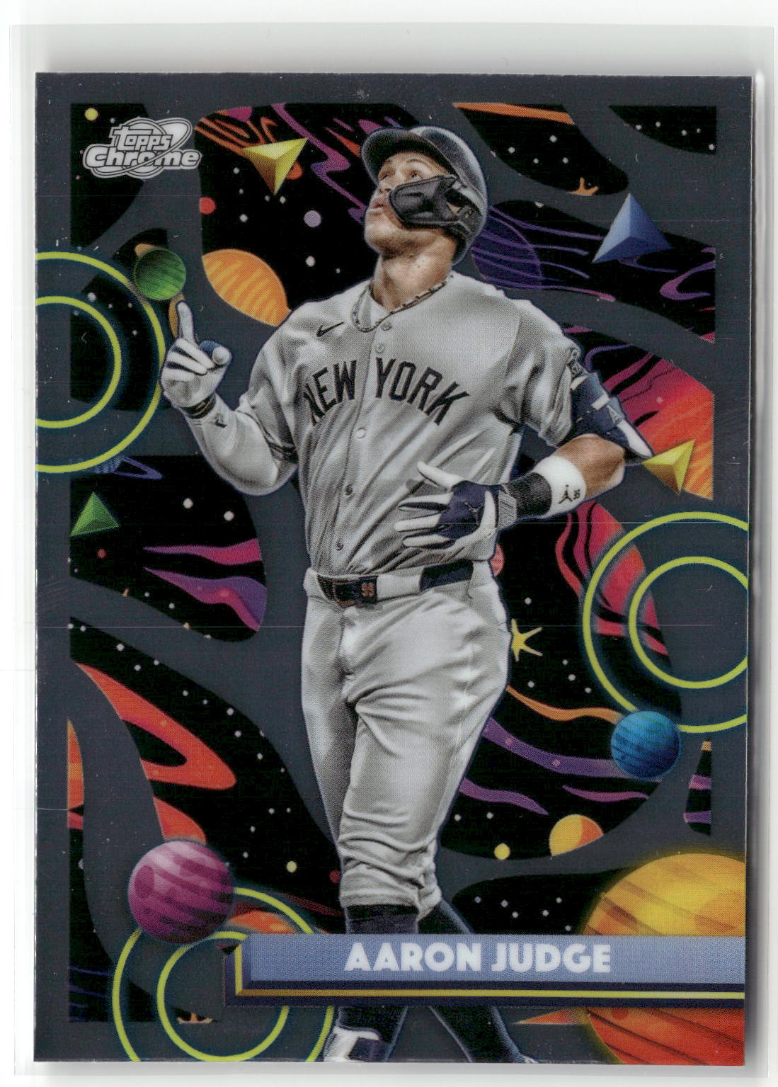 2025 Topps Chrome Cosmic #185 Aaron Judge-1