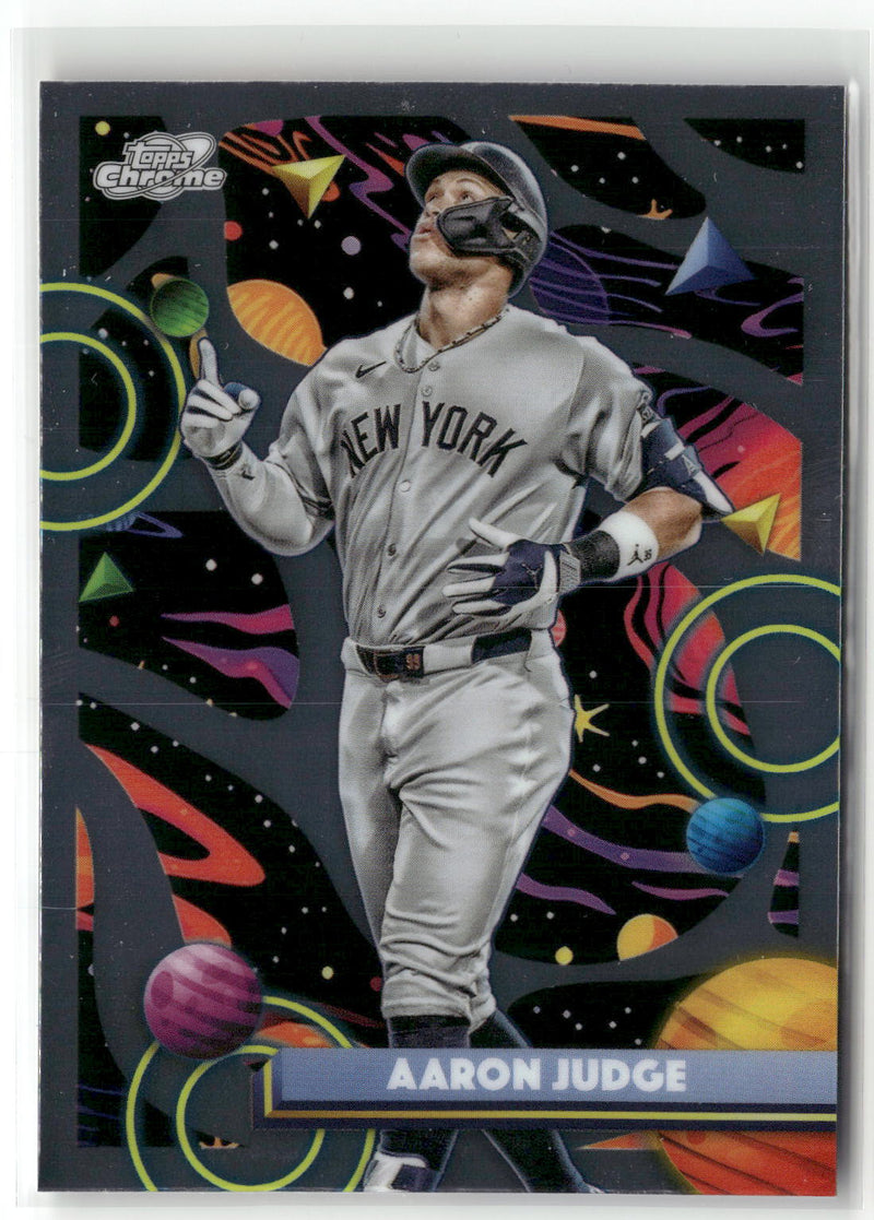 2025 Topps Chrome Cosmic #185 Aaron Judge-1