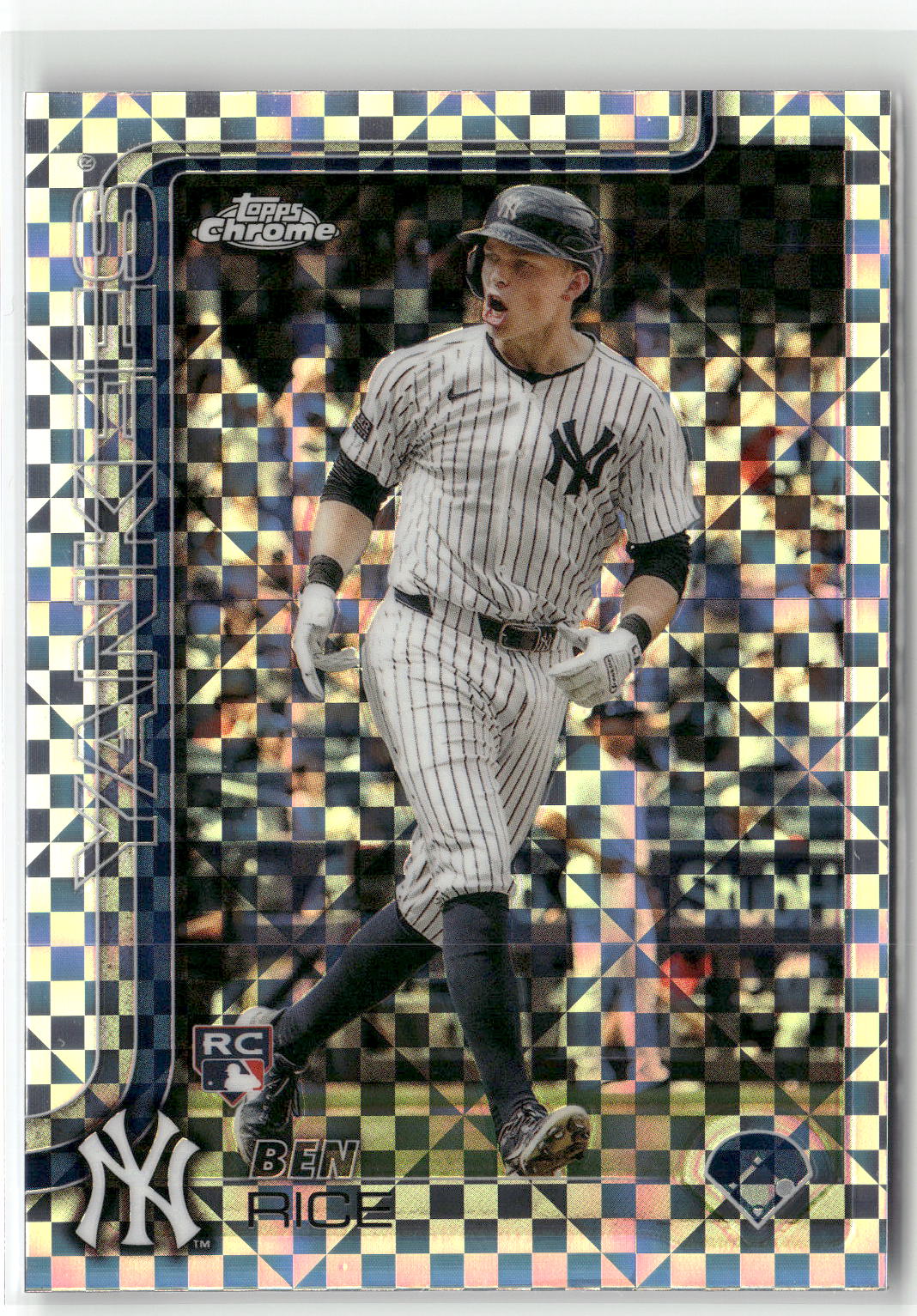 2025 Topps Chrome #139 Ben Rice X-Fractors-1