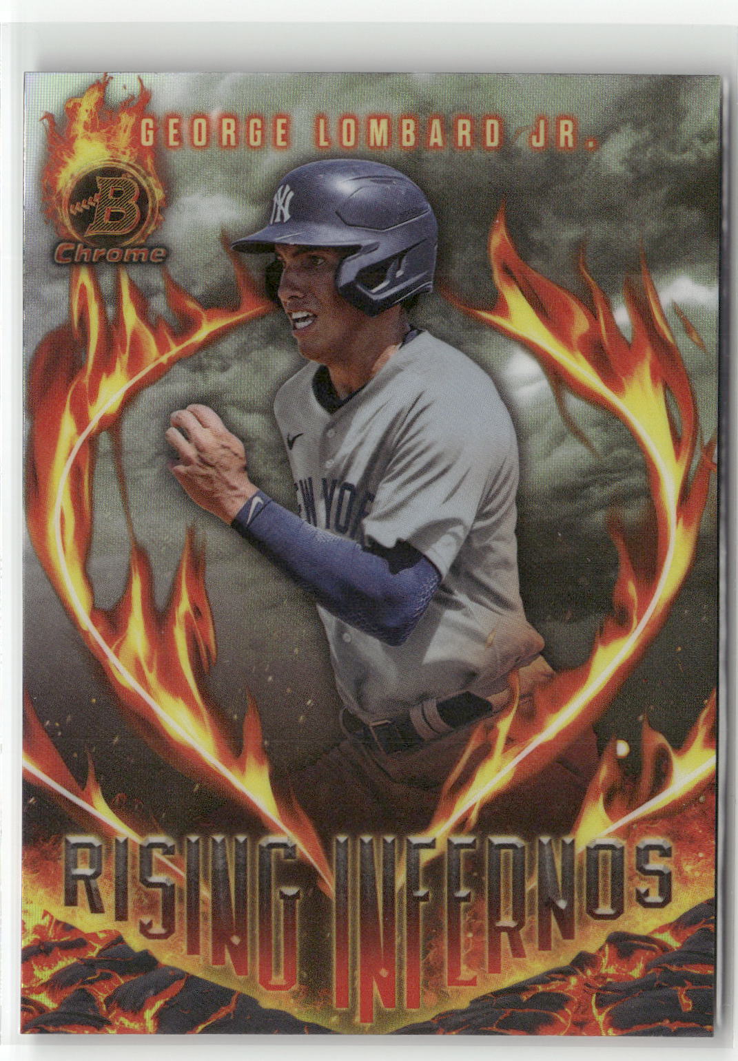 2024 Bowman #RI-15 George Lombard Jr. Rising Infernos-1