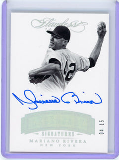 2017 Panini Flawless #LC-MA Mariano Rivera Legendary Signatures #/15-1