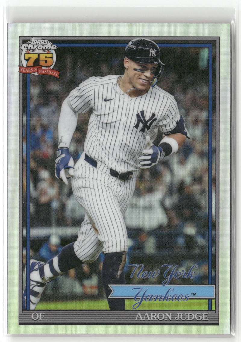 2026 Topps Chrome #91CB-2 Aaron Judge 1991 Topps Baseball 35th Anniversary-1