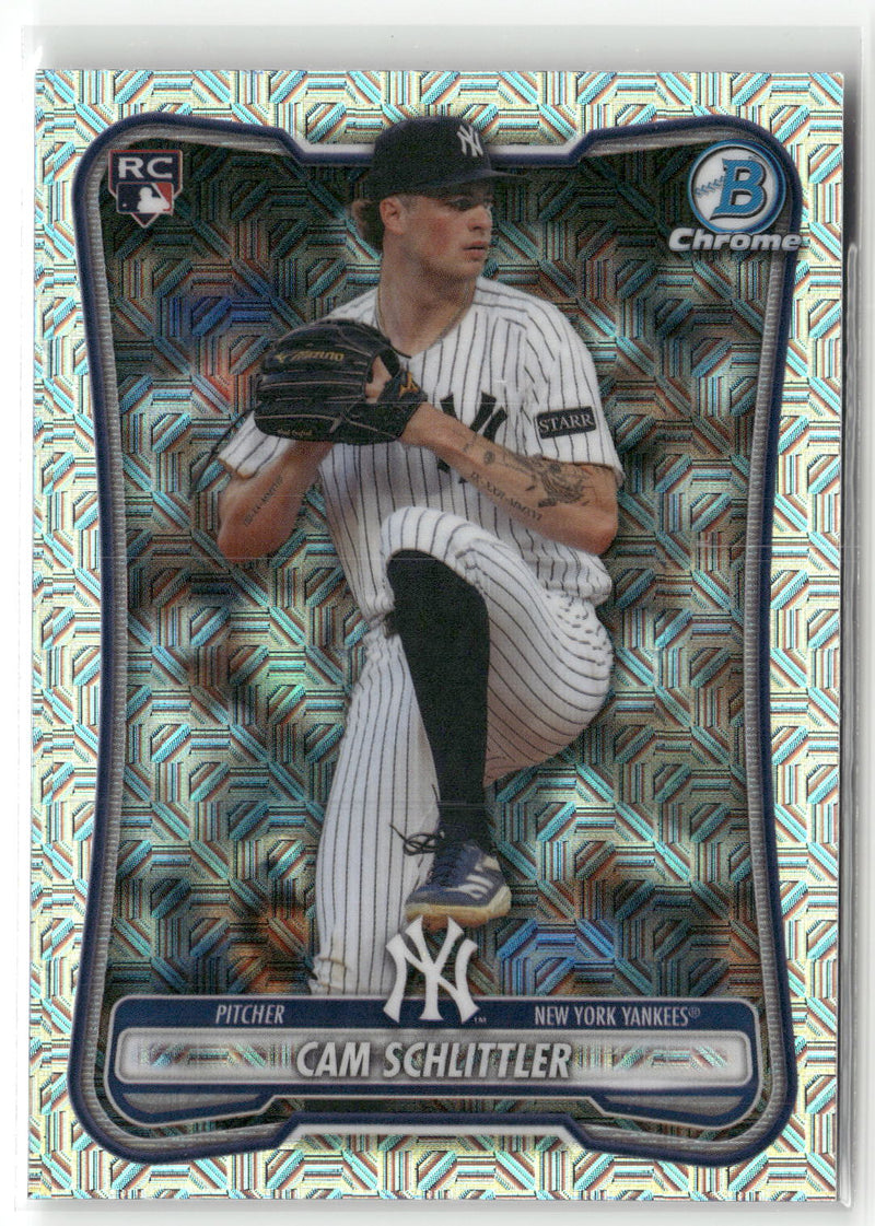 2026 Bowman #53 Cam Schlittler Chrome Mojo Refractors-1