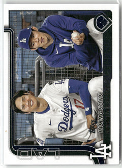 2025 Topps Update #US269 Rising Sons (Shohei Ohtani / Roki Sasaki)-1