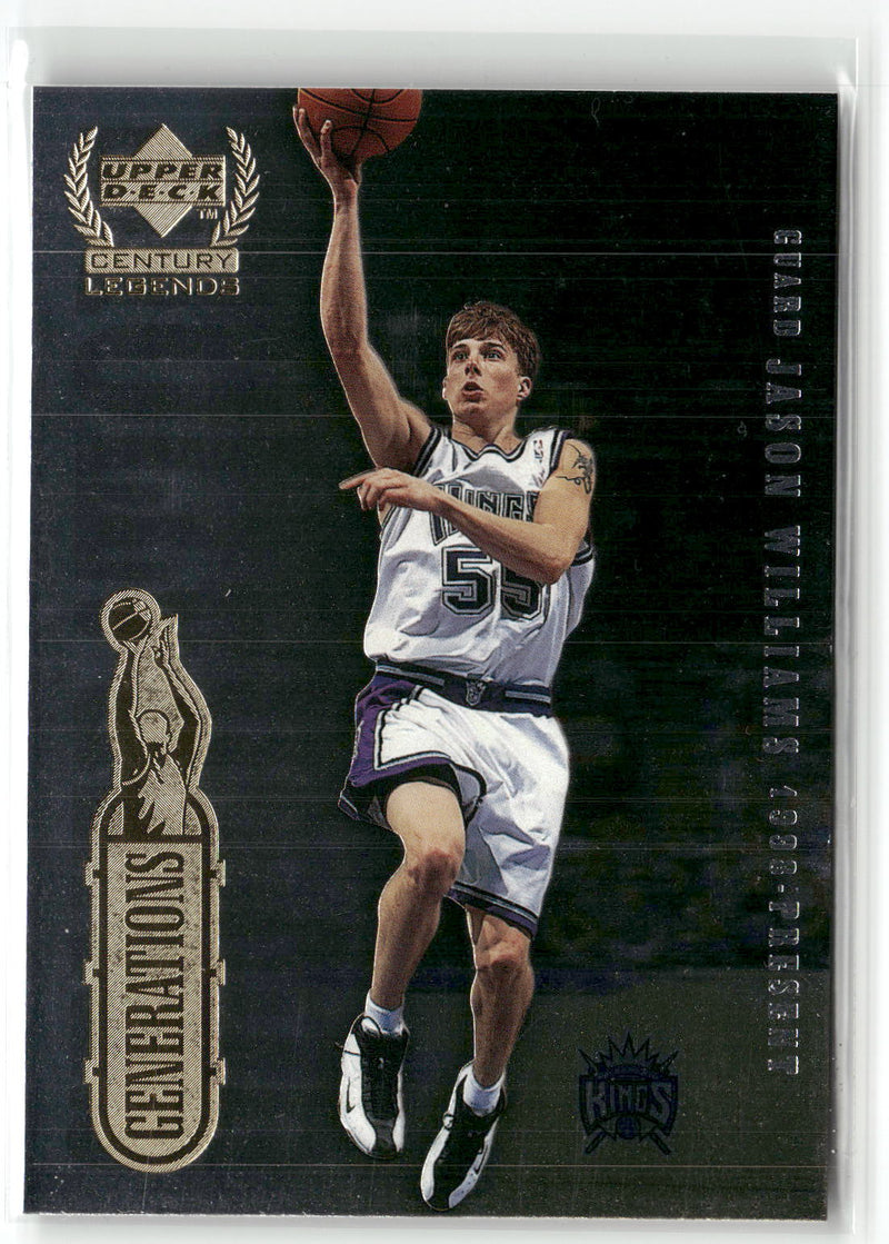 1998-99 Upper Deck Century Legends #NNO Jason Williams / Pete Maravich-1