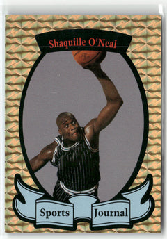 1992 Sports Journal Shaquille O'Neal (unlicensed) #NNO Shaquille O'Neal-1