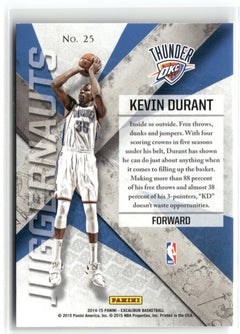2014-15 Panini Excalibur #25 Kevin Durant Juggernauts-2