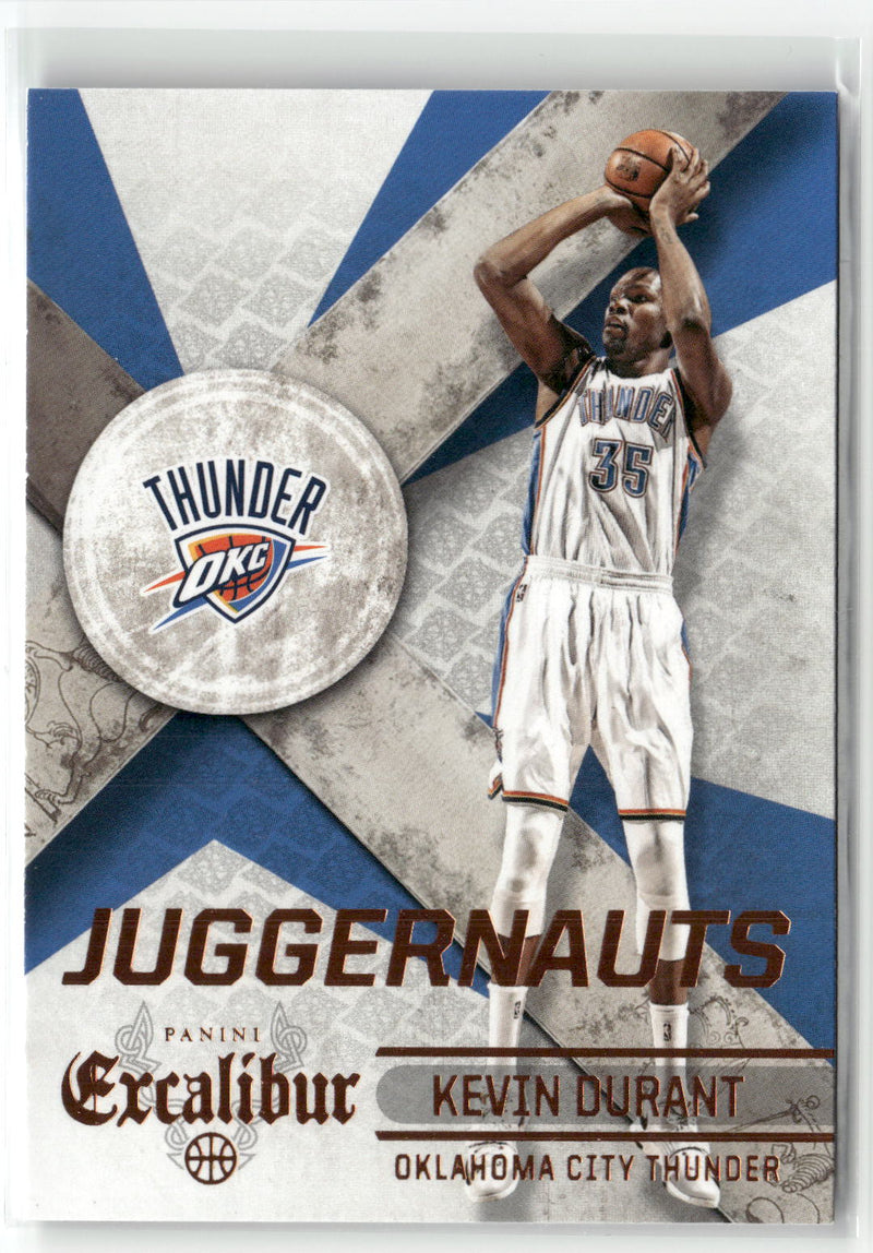 2014-15 Panini Excalibur #25 Kevin Durant Juggernauts-1