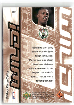 1999-00 Upper Deck #W17 Paul Pierce Wild!-2