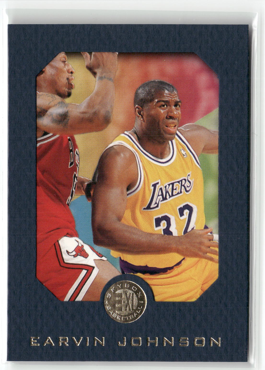 1995-96 SkyBox E-XL #40 Magic Johnson Blue