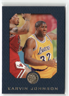 1995-96 SkyBox E-XL #40 Magic Johnson Blue-1