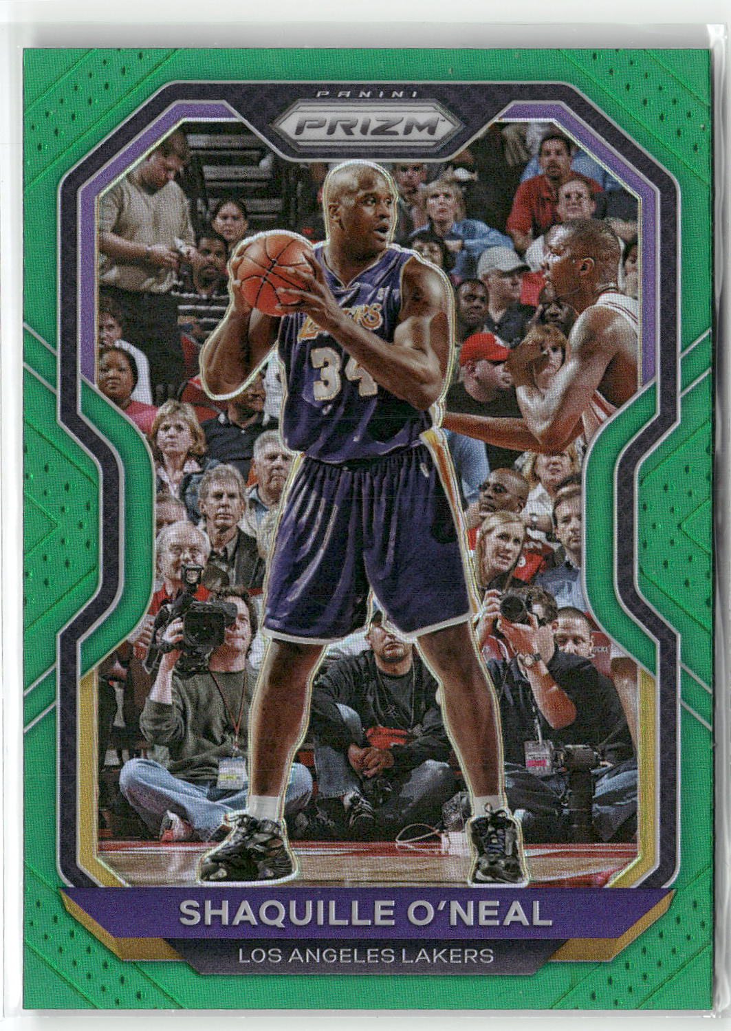 2020-21 Panini Prizm #207 Shaquille O'Neal Green Prizms