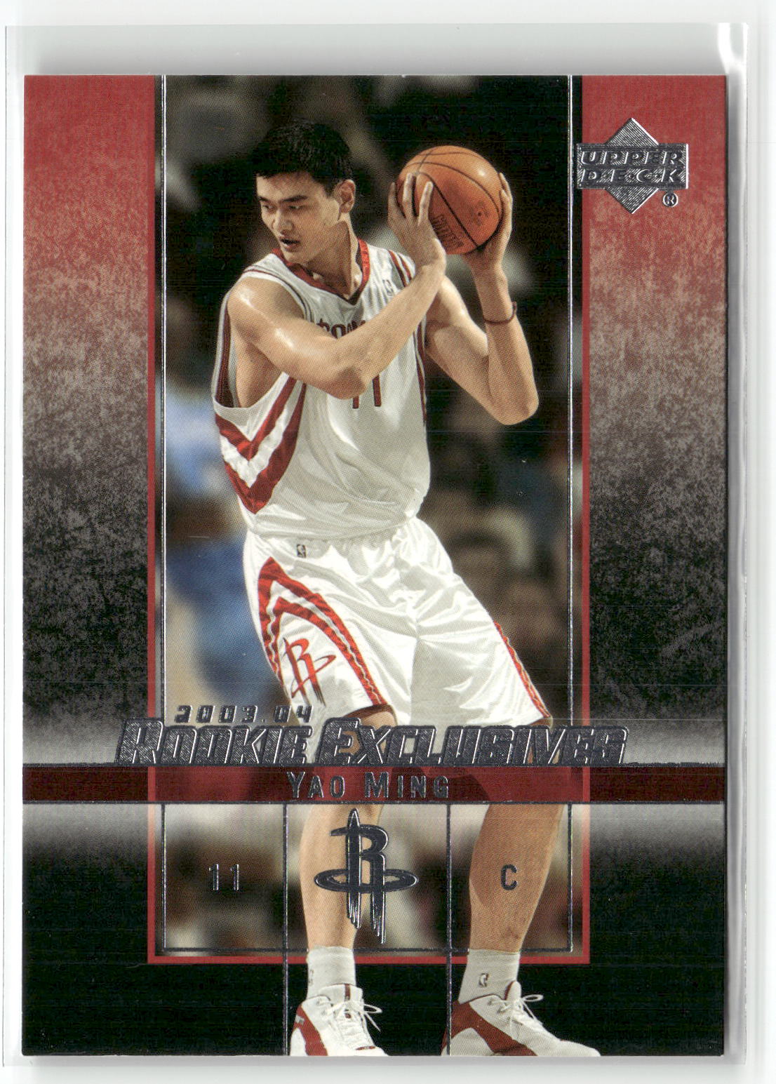2003-04 Upper Deck Rookie Exclusives #58 Yao Ming