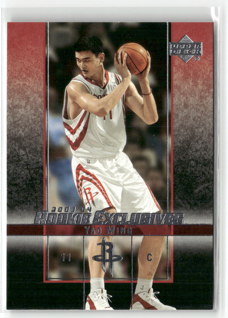 2003-04 Upper Deck Rookie Exclusives #58 Yao Ming-1