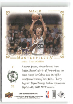 2009-10 Upper Deck #MA-LB Larry Bird Masterpieces-2