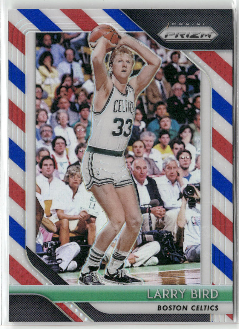 2018-19 Panini Prizm #85 Larry Bird Prizms Red White and Blue-1